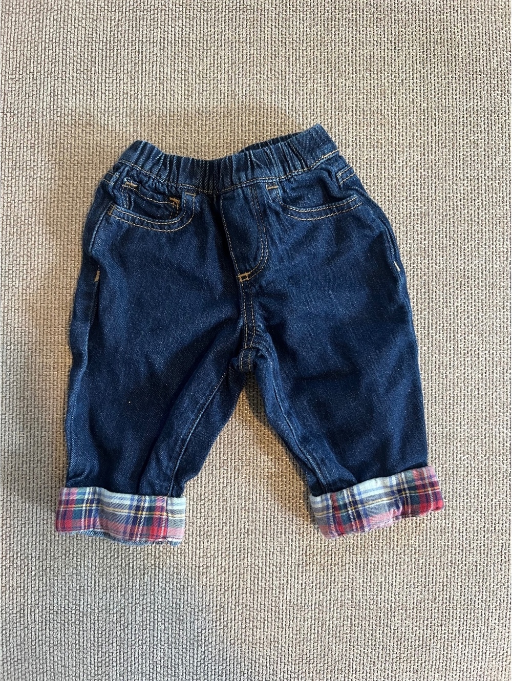 GAP Flannel Cuff Jeans